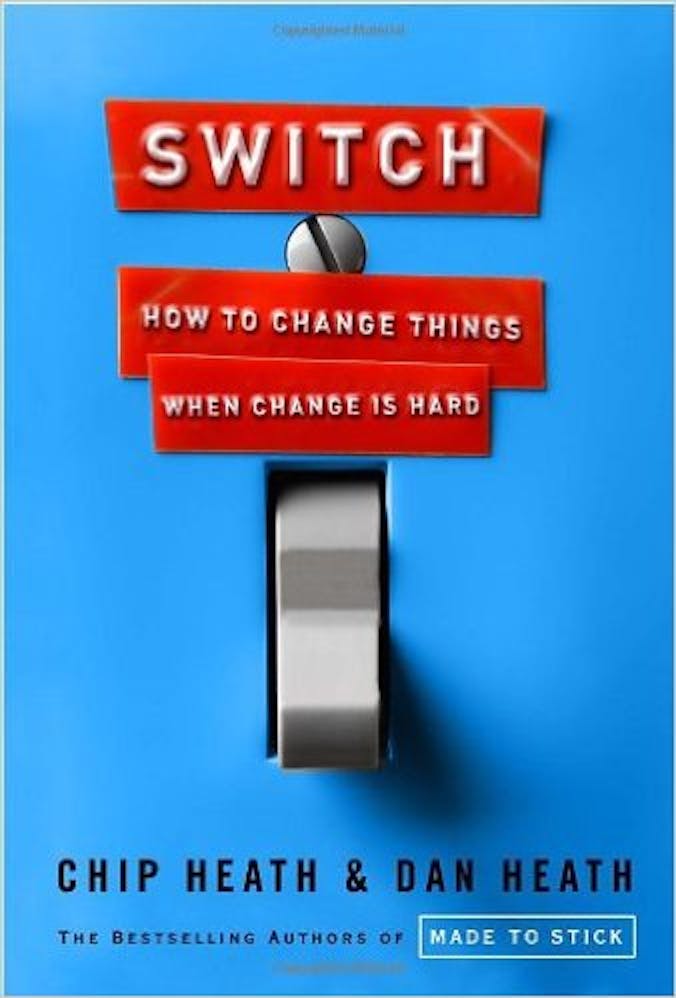 Switch: How to Change Things When Change Is Hard cover