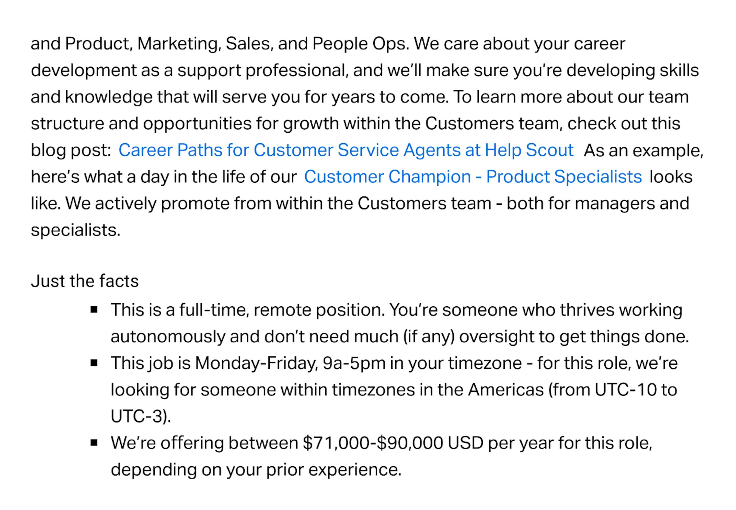 Customer Support Job Description Examples Best Practices